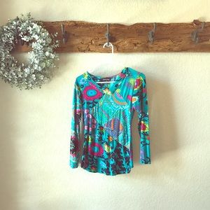 Multi colored blouse